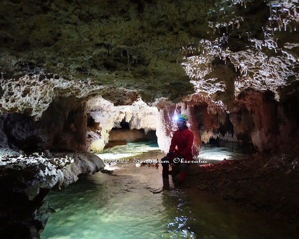 今日の沖永良部島の洞窟。大蛇洞